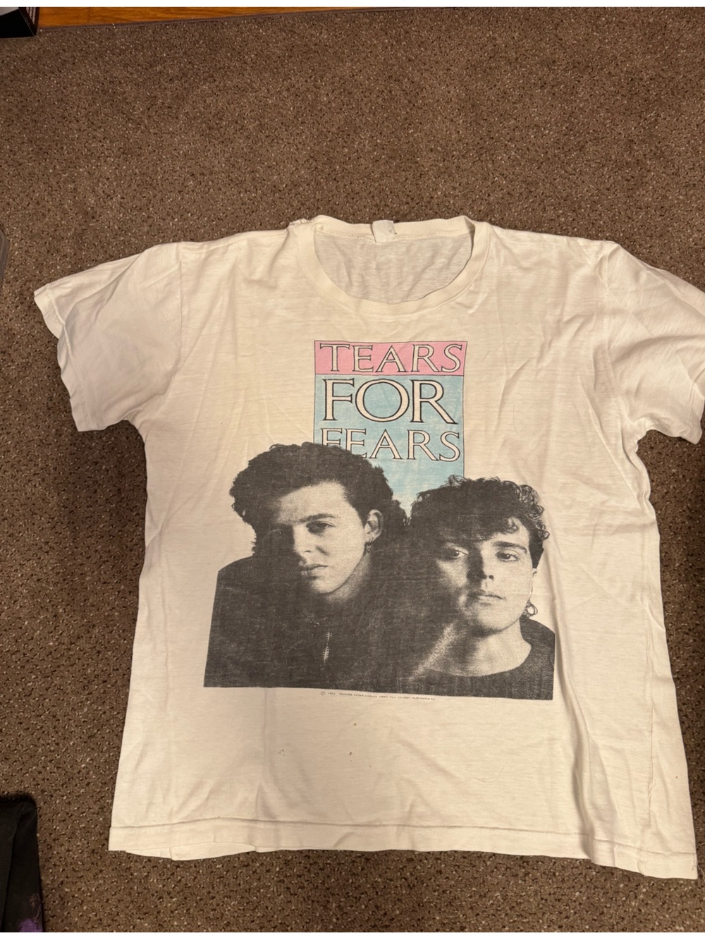 VINTAGE TEARS DOR FEARS TSHIRT